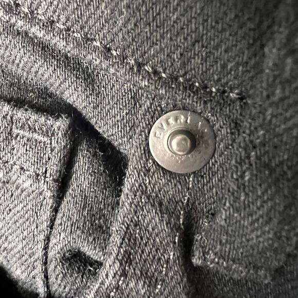Everlane Jeans Womens Size 27 Black Ankle Denim Tapered Everyday Simple - Picture 10 of 16